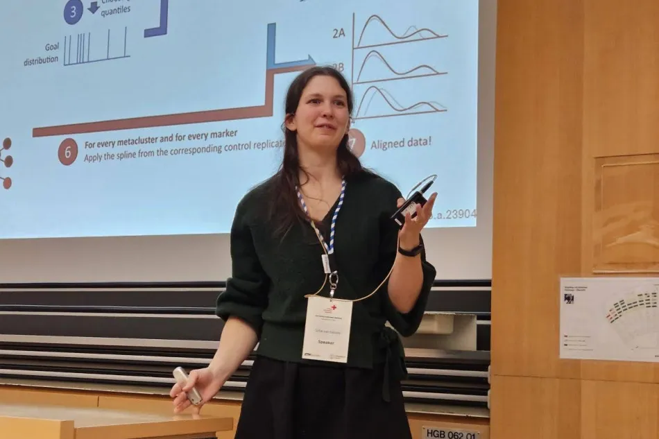 Sofie at the Swiss cytometry meeting